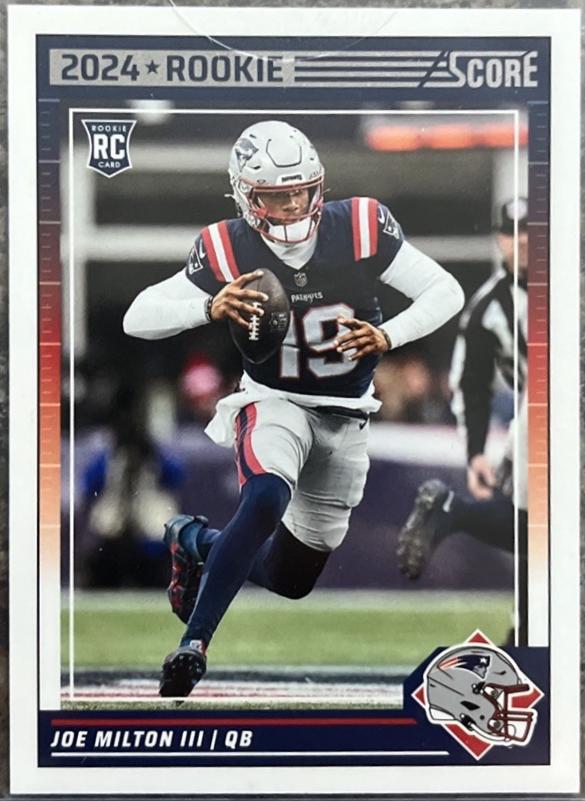 Joe Milton III #406 Football Cards 2024 Panini Score Mystery Rookie Redemption