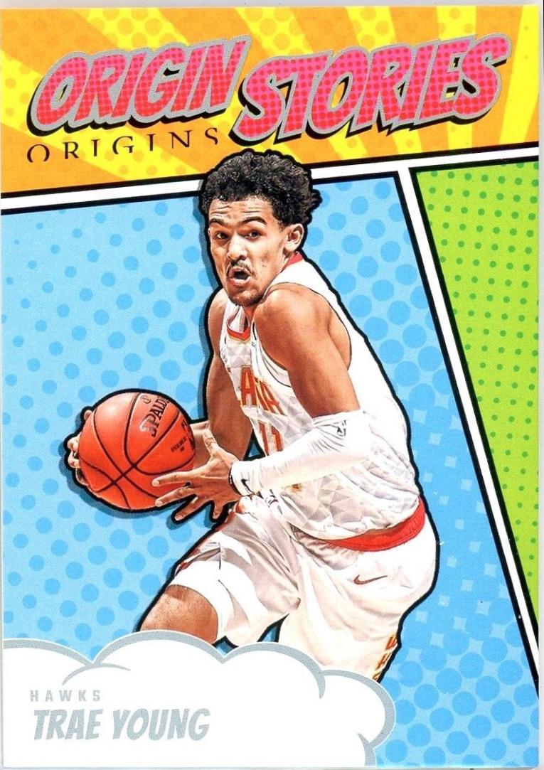 Trae Young #20 Basketball Cards 2024 Panini Origins Origin Stories