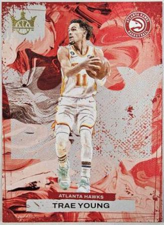 Trae Young #3 Basketball Cards 2023 Panini Court Kings