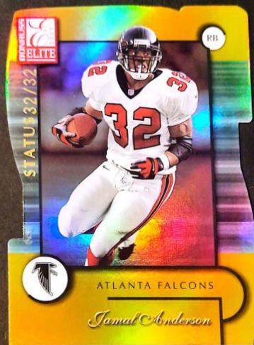 Jamal Anderson #4 Football Cards 2001 Panini Donruss Elite