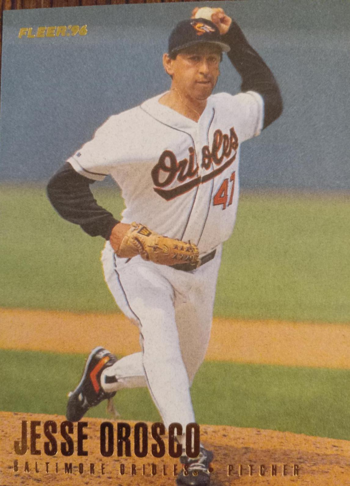 Jesse Orosco #18 Baseball Cards 1996 Fleer