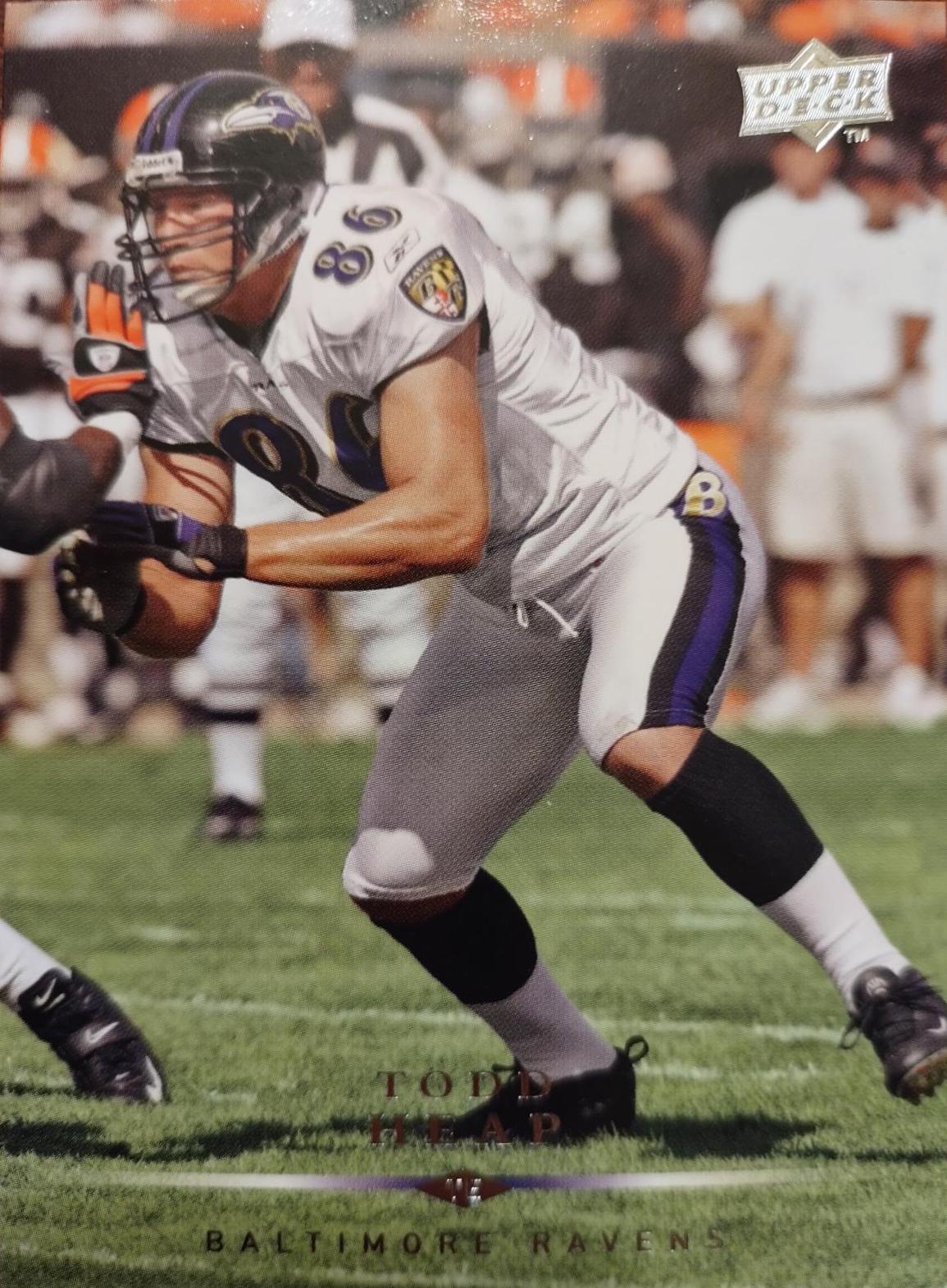 Todd Heap #15 Football Cards 2008 Upper Deck
