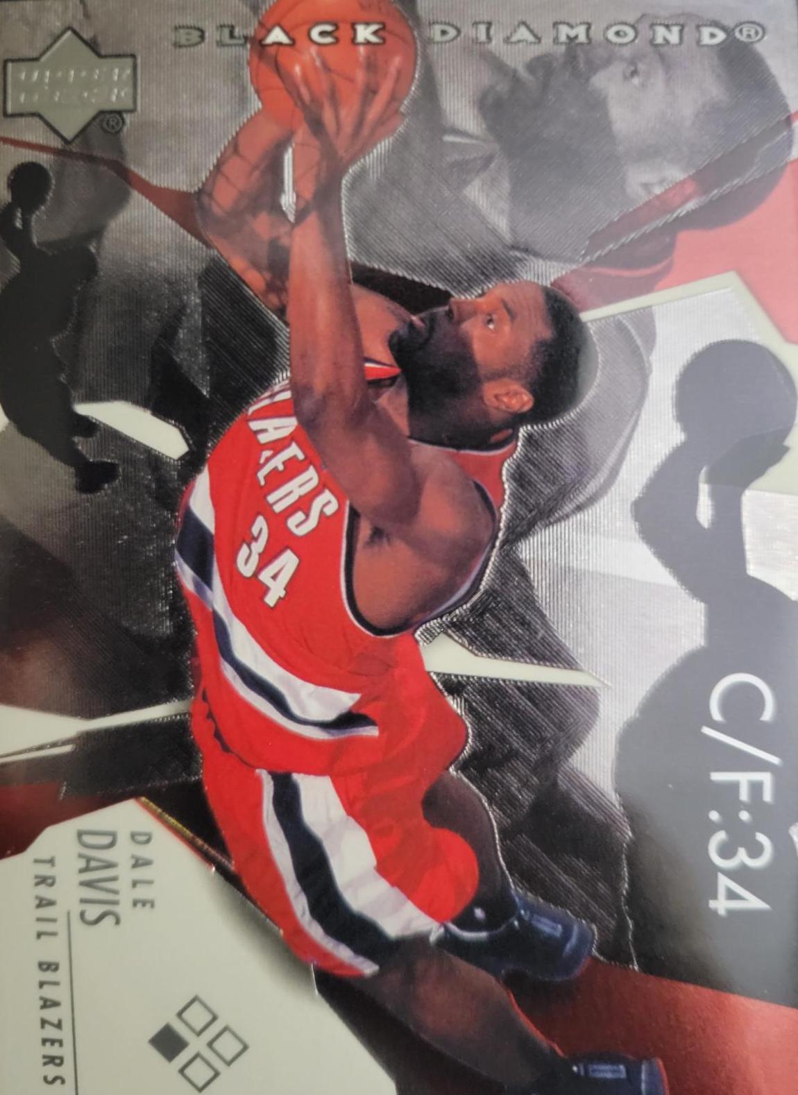 Dale Davis #46 Basketball Cards 2003 Upper Deck Black Diamond