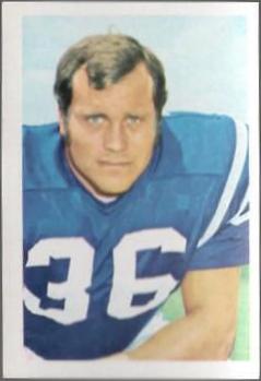 Norm Bulaich #16 Football Cards 1972 NFLPA Wonderful World Stamps