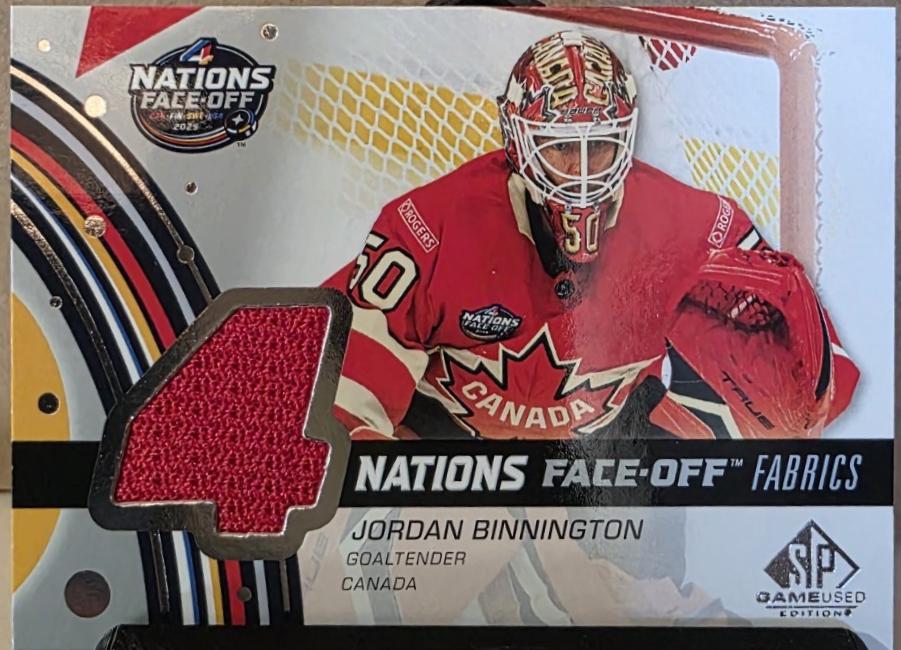 Jordan Binnington [Patch Team Canada] #4N-BI