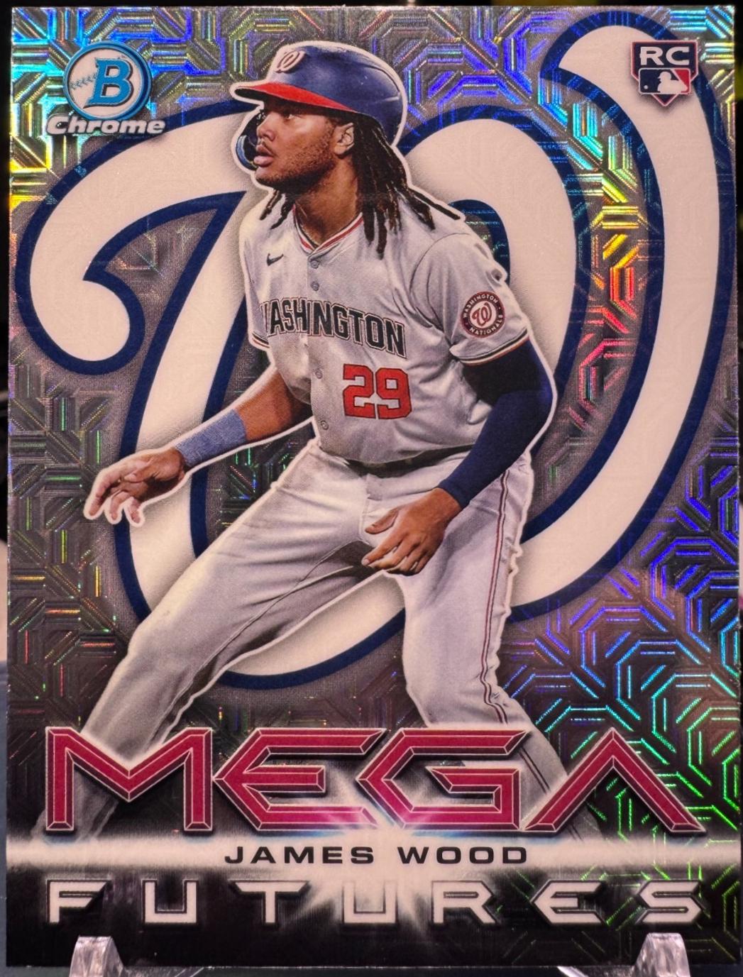 James Wood #BMF-1 Baseball Cards 2025 Bowman Mega Futures