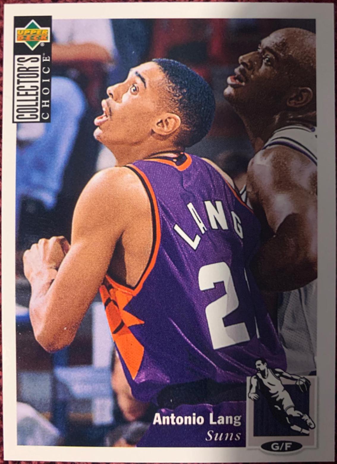 Antonio Lang #327 Basketball Cards 1994 Collector's Choice