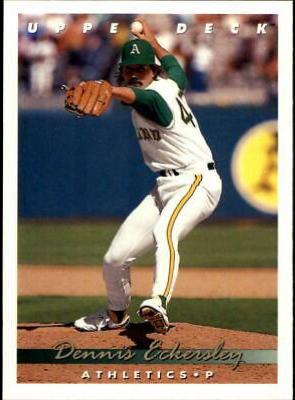 Dennis Eckersley #271 Baseball Cards 1993 Upper Deck