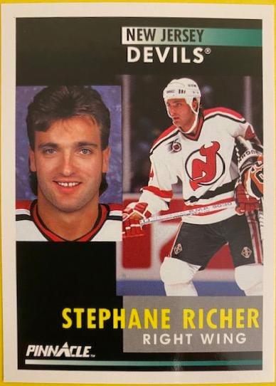 Stephane Richer #14 Hockey Cards 1991 Pinnacle