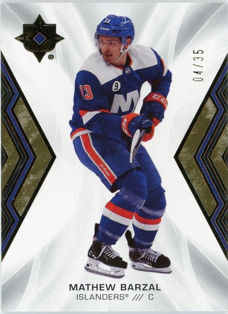 Mathew Barzal #62 2021 Ultimate Collection Hockey