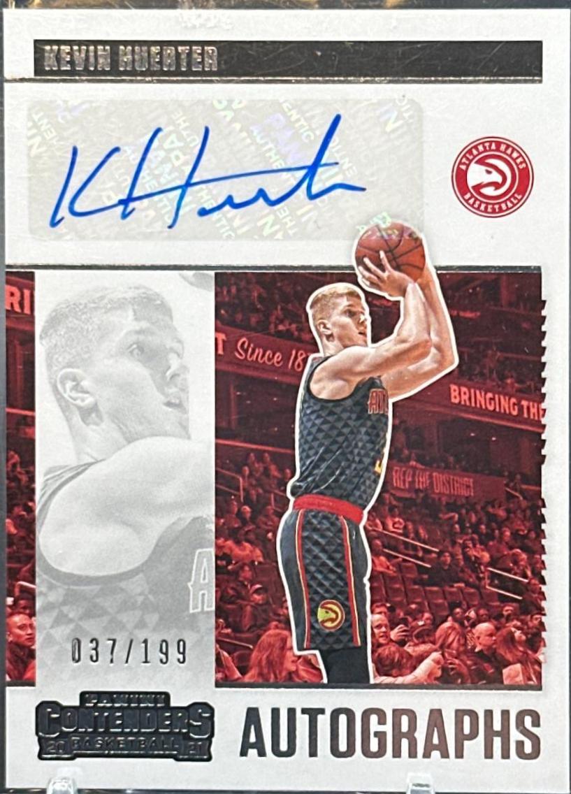 Kevin Huerter #CA-KHU Basketball Cards 2020 Panini Contenders Autographs