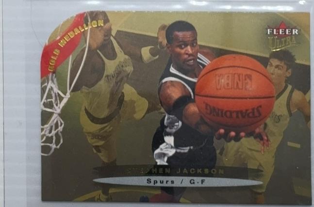 Stephen Jackson #20 Basketball Cards 2003 Ultra Gold Medallion