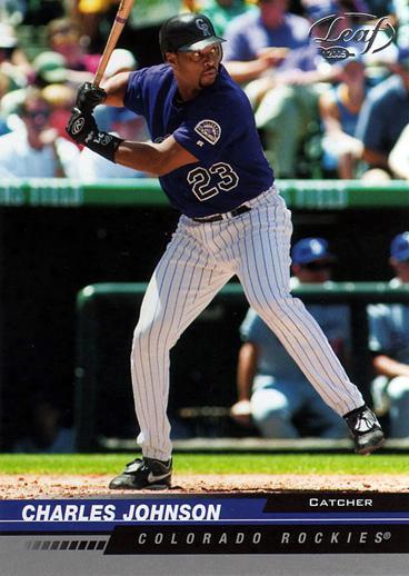 Charles Johnson #65 Baseball Cards 2005 Leaf