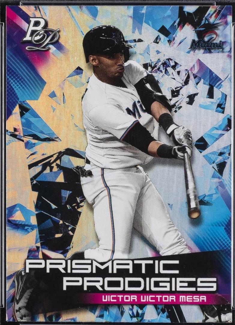 Victor Victor Mesa #2 2019 Bowman Platinum Prismatic Prodigies Baseball
