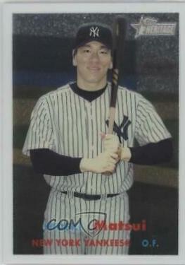 Hideki Matsui #21 Baseball Cards 2006 Topps Heritage Chrome