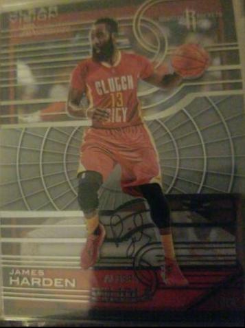 James Harden #43 Basketball Cards 2015 Panini Clear Vision