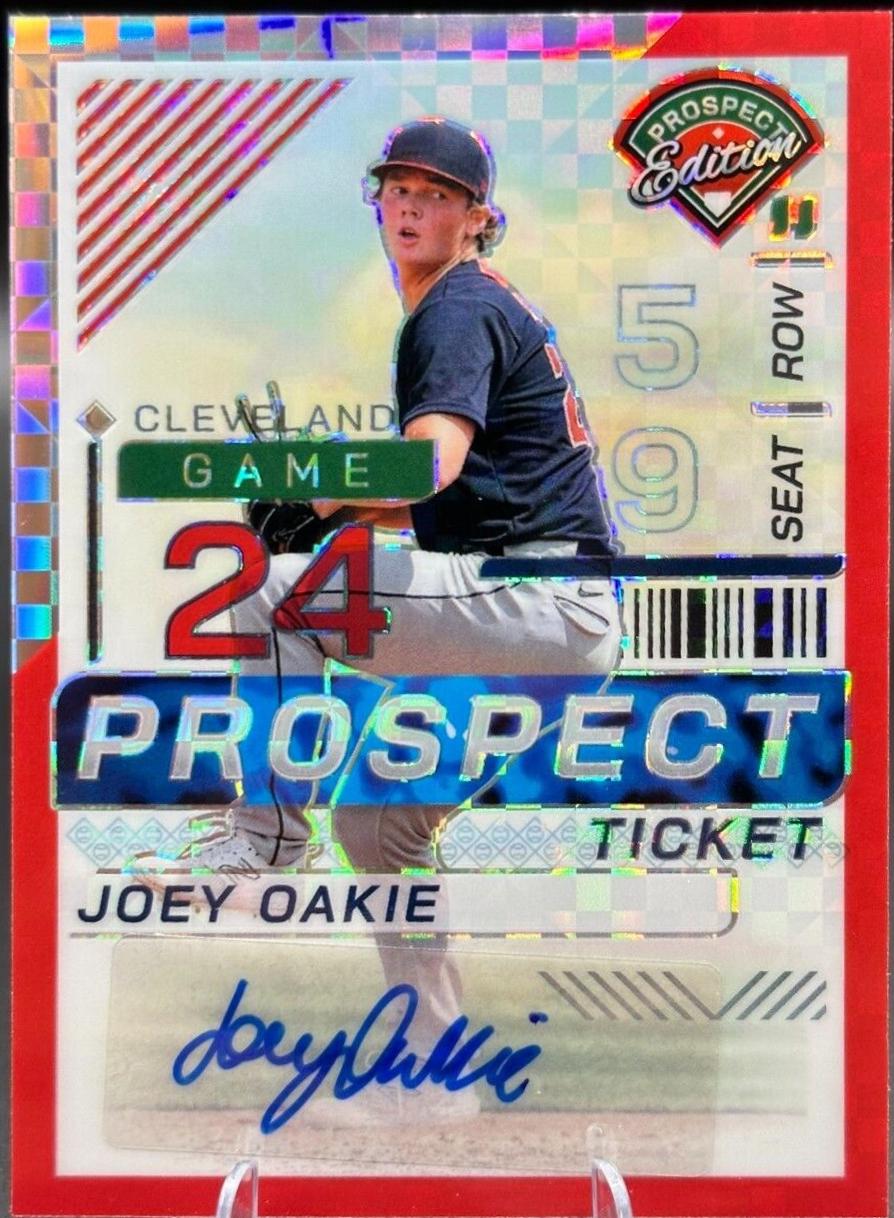 Joey Oakie [Red Power Holo Ticket Signature] #178