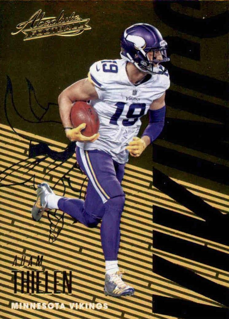 Adam Thielen #63 Football Cards 2018 Panini Absolute