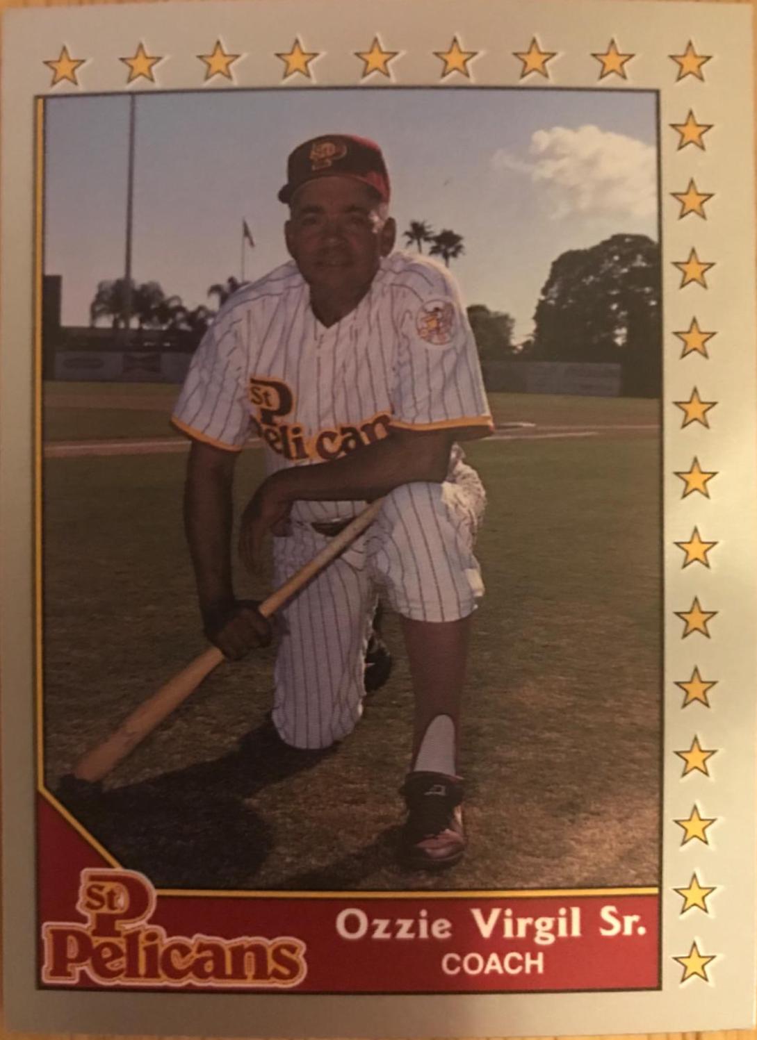 Ozzie Virgil Sr #22 Baseball Cards 1990 Pacific Senior League