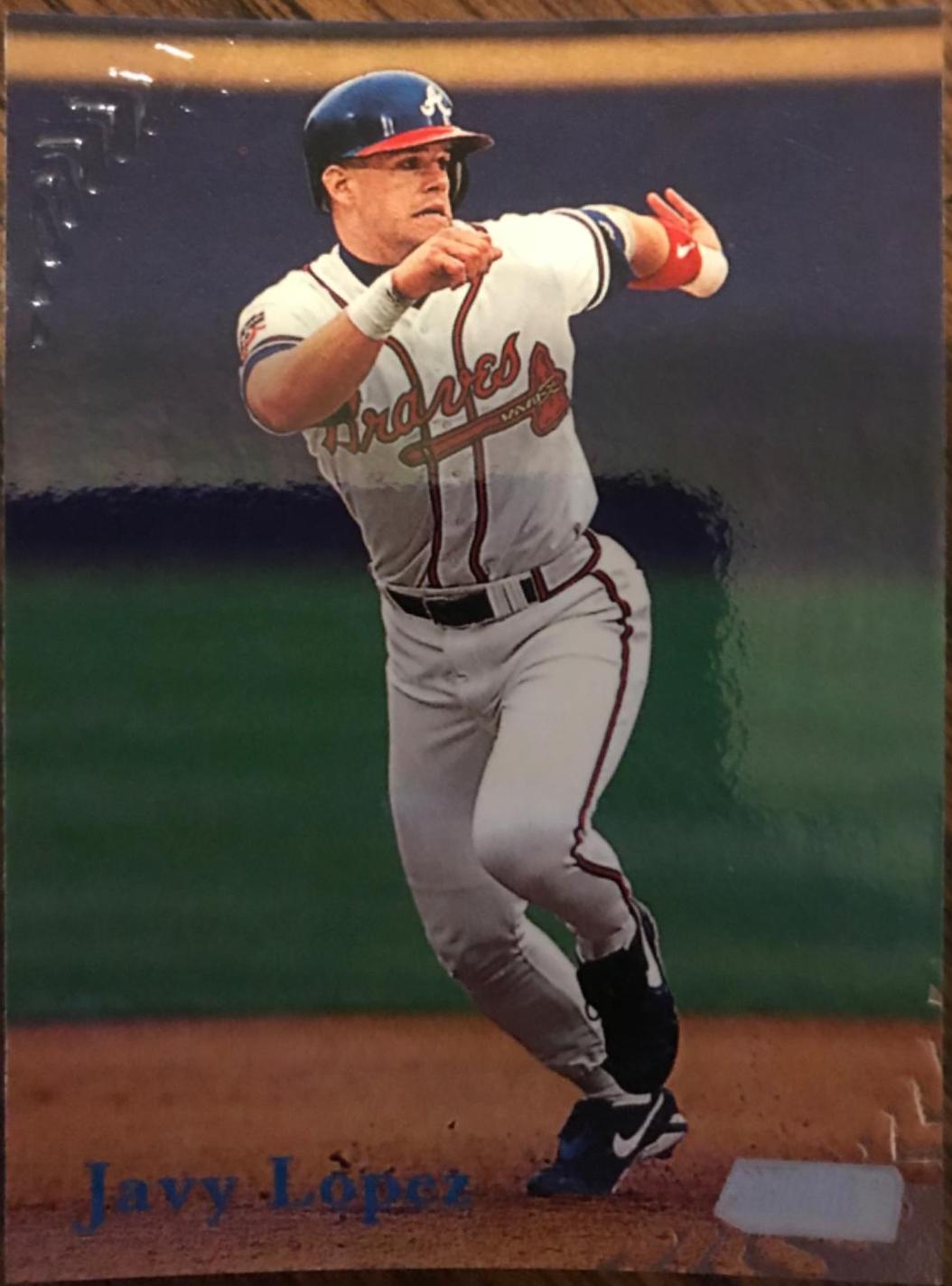 Javy Lopez #67 Baseball Cards 1998 Stadium Club