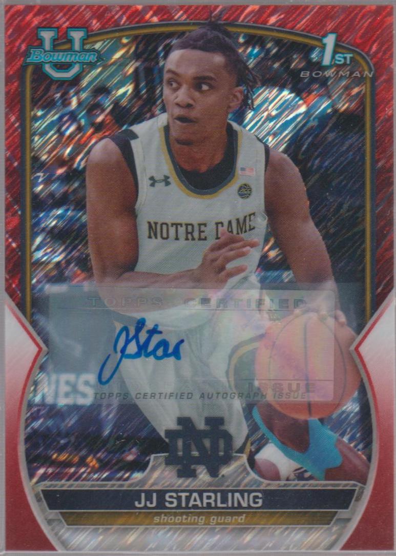 JJ Starling [Autograph Red Shimmer] #37