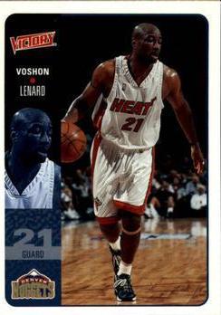 Voshon Lenard #111 Basketball Cards 2000 Upper Deck Victory