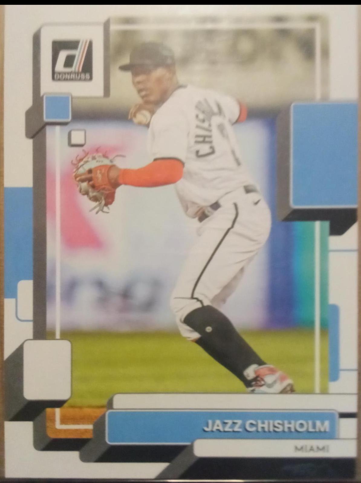 Jazz Chisholm #106 Baseball Cards 2022 Panini Donruss