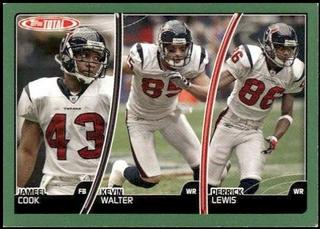 Kevin Walter, Jameel Cook, Derrick Lewis