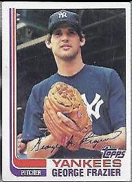 1982 Topps George Frazier #349 card