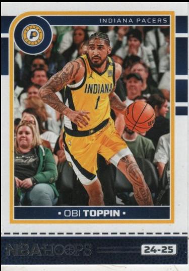 Obi Toppin #193 Basketball Cards 2024 Panini NBA Hoops