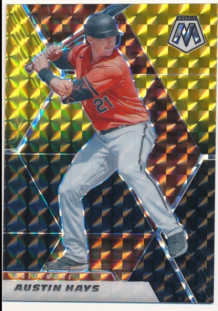 Austin Hays #71 2021 Panini Mosaic Baseball
