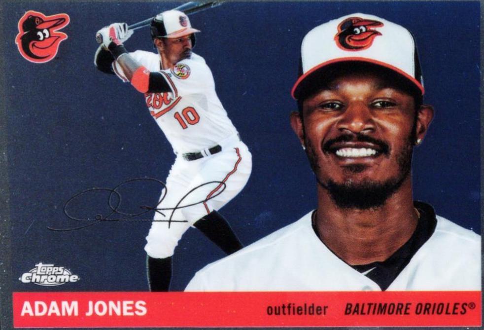Adam Jones #343 2025 Topps Chrome Platinum Baseball