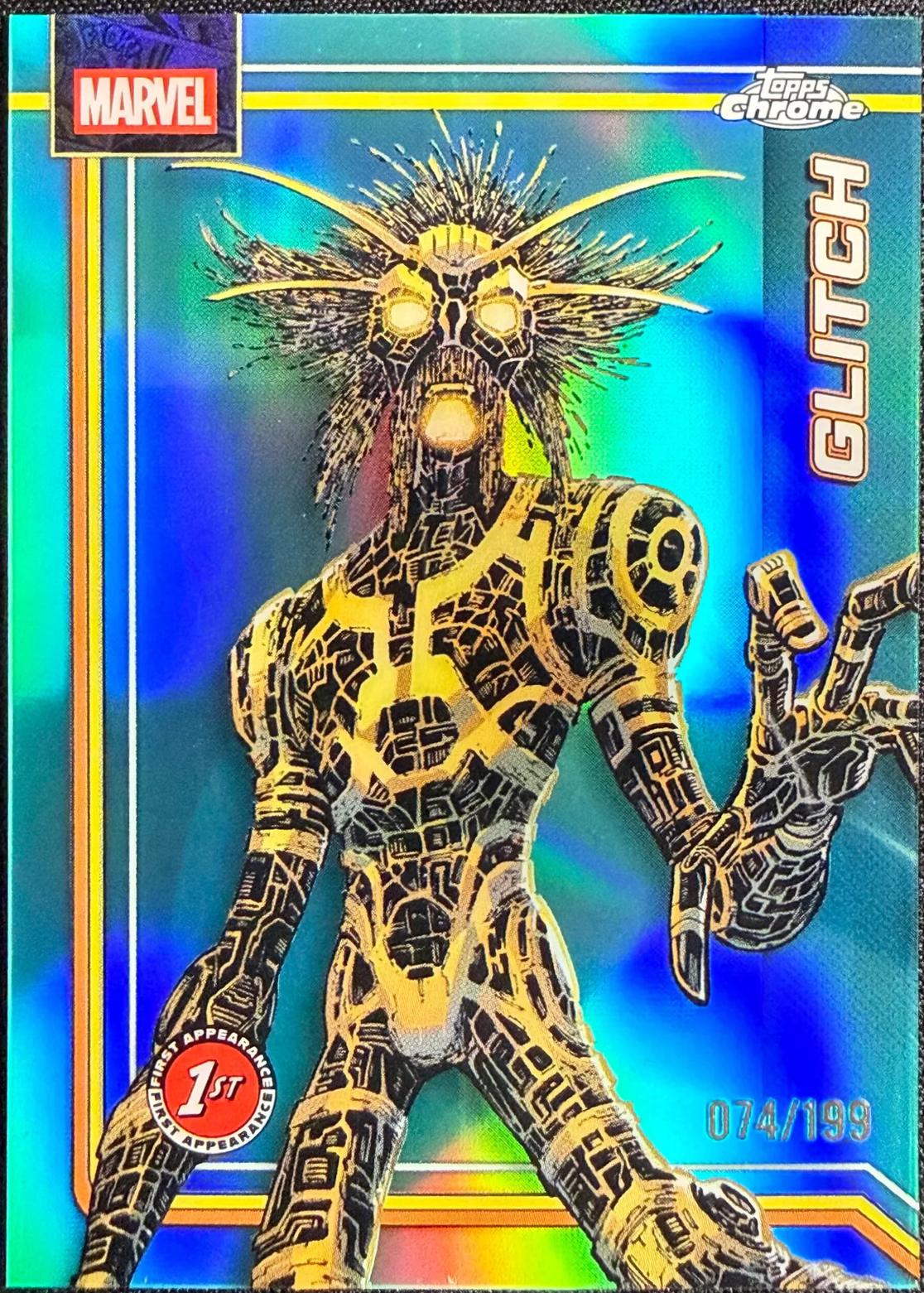 Glitch Aqua Refractor