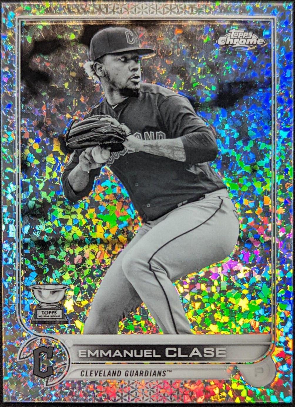 Emmanuel Clase #130 2022 Topps Chrome Baseball