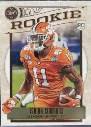 Isaiah Simmons #161 Football Cards 2020 Panini Legacy