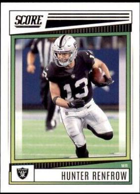 Hunter Renfrow #123 2022 Panini Score Football