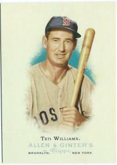 Ted Williams #284 2006 Topps Allen & Ginter Baseball