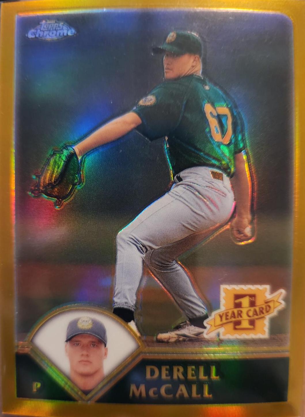 Derell McCall #217 Baseball Cards 2003 Topps Chrome