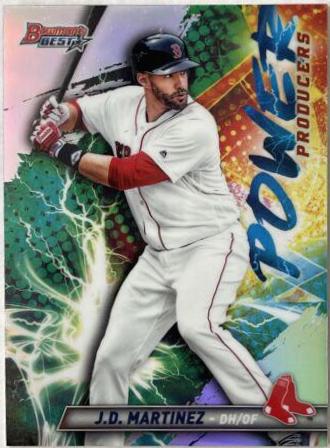 J.D. Martinez #PP-JDM Baseball Cards 2019 Bowman's Best Power Producers