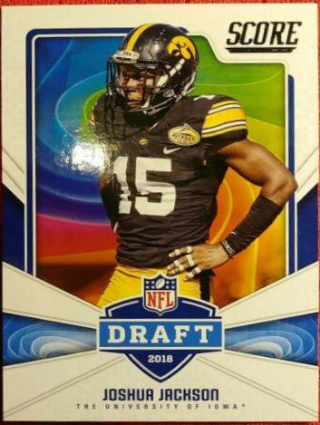 Joshua Jackson #7 Football Cards 2018 Score NFL Draft