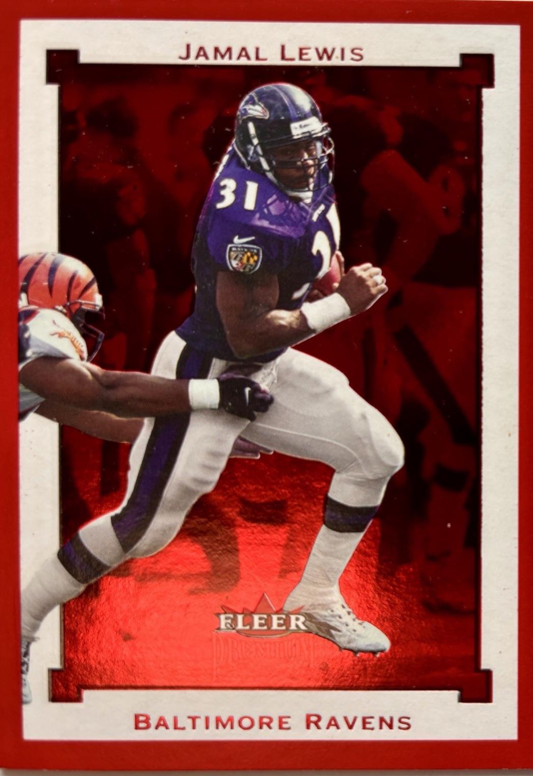 Jamal Lewis #SR108 2002 Fleer Premium Football