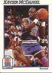 Xavier McDaniel #168 Basketball Cards 1991 Hoops