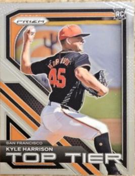 Kyle Harrison #15 Baseball Cards 2024 Panini Prizm Top Tier