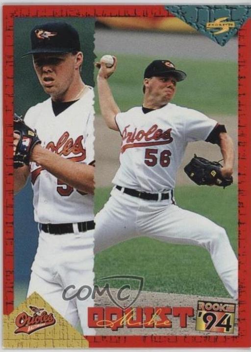 Mike Oquist #RT129 Baseball Cards 1994 Score Rookie Traded