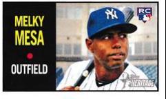 Adam Warren, Melky Mesa #281 Baseball Cards 2013 Topps Heritage