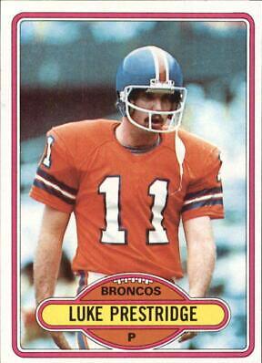 Luke Prestridge #427 Football Cards 1980 Topps