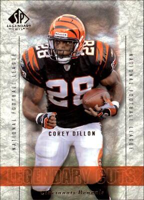 Corey Dillon #20 Football Cards 2002 SP Legendary Cuts