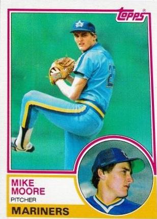 Mike Moore #209 Baseball Cards 1983 Topps