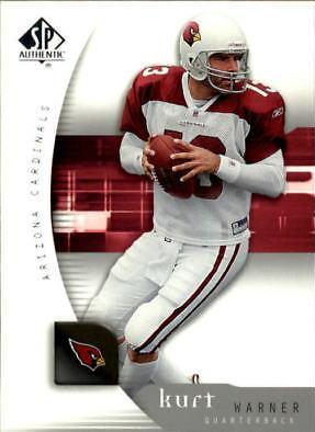 Kurt Warner #1 Football Cards 2005 SP Authentic