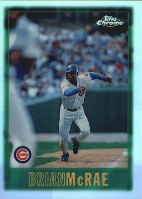 Brian McRae #27 Baseball Cards 1997 Topps Chrome